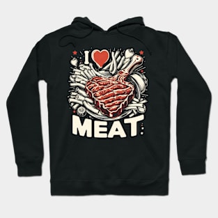 I Love Steak Hoodie